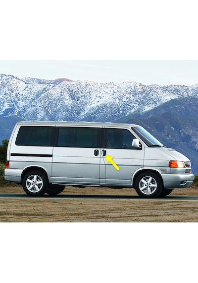 VW Transporter T4 91-03 Sağ Ön Dış Kapı Kolu Anahtarlı 701837206