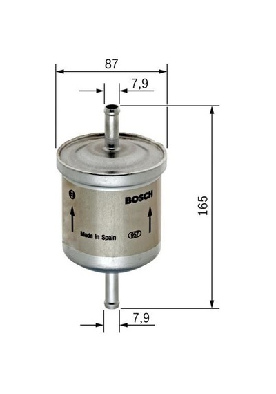 BOSCH F026400028 HAVA FİLTRESİ A6 04- 2.7 TDI 3.0 TDI