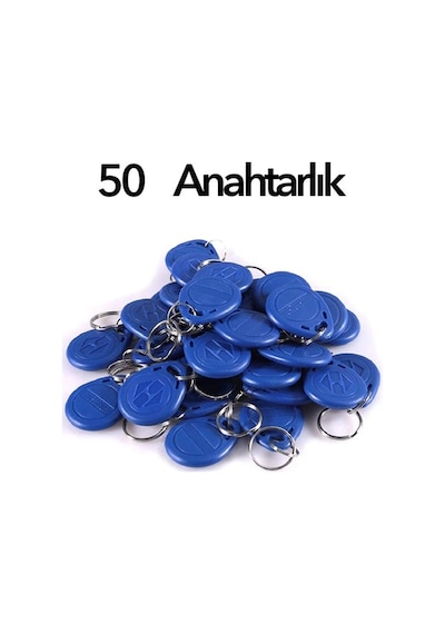 Tag Manyetik Anahtarlık - 50 Adet Göstergeç Proximity Anahtarlık