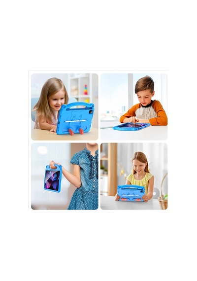 Dux Ducis Panda Apple iPad Uyumlu Pro 11 2018/2020/2021 Apple iPad Uyumlu Air 4-5 Kılıf Çocuk Shockproof Standlı Taşınabilir Diğer