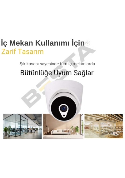 5mp Lens 1080p Dome 4 Kamera 250gb Hdd Güvenlik Kamerası Seti