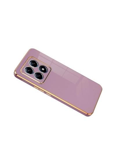 Xiaomi Mi 14t Pro Volet Silikon - Mor -