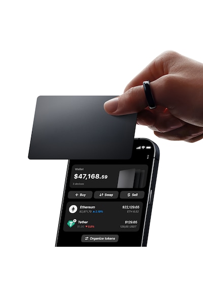 Tangem Wallet Stealth Edition Siyah 3 Kartlı Paket - Kripto Para Cüzdanı Nfc-soğuk Cüzdan