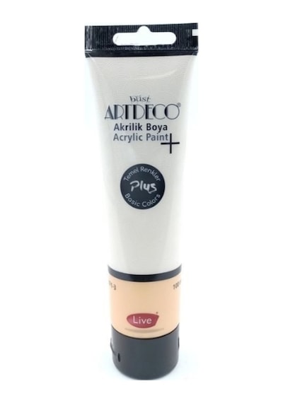 Plus Akrilik Boya 100ml Tüp 501 Çinko Beyazı 501 Çinko Beyazı