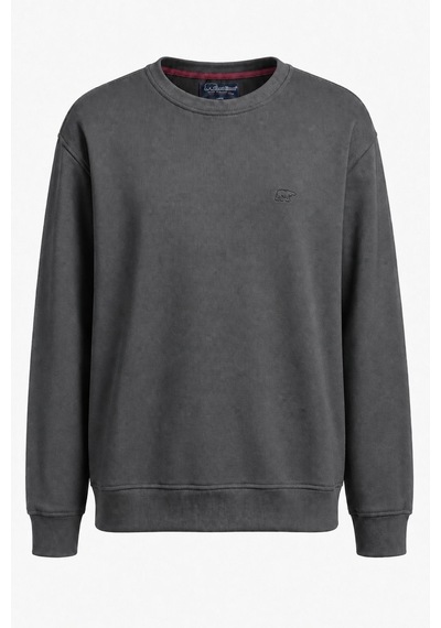 Bad Bear Rıdgeway Crewneck Man Asphalt Sweatshırt 26.02.12.048-c118 Gri