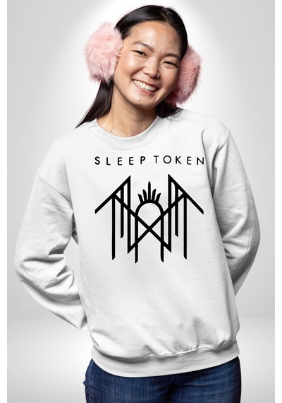 Sleep Token Unisex Beyaz Sweatshirt Beyaz