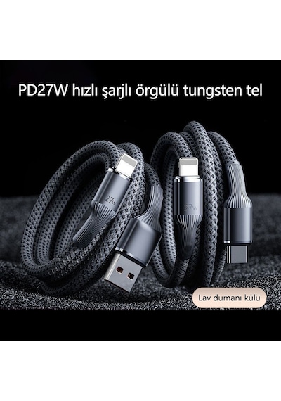 Apple Usb Şarj Kablosu 1 5 Metre iPhone 6 14 Uyumlu Carplay Destekli Pd 27w Hızlı apple