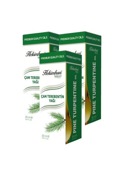 Hekimhan Bitkisel Çam Terebentin Yağı 3 x 20 ML