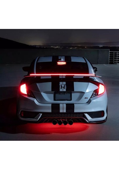 BAGAJ ÜSTÜ SPOİLER NEON LED IŞIKLI FLEXİ KARBON