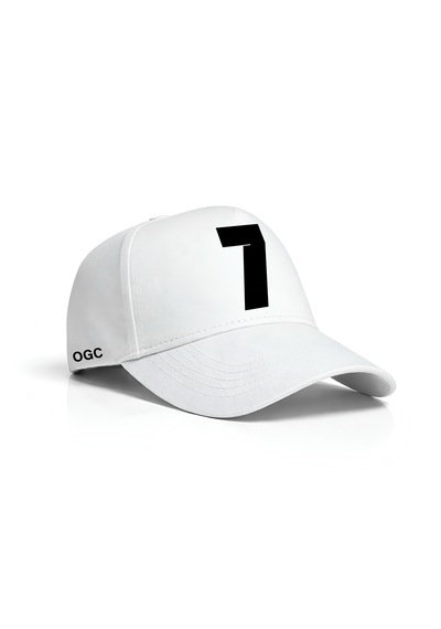 Ogc 7 Sayısı Unisex Şapka Beyaz