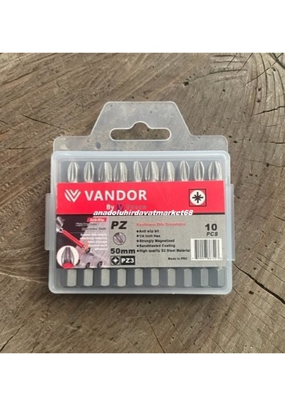 Vnd Pz3 Sunta Vida Sıkma Ucu Pz3 Bits Uç 50mm Cobalt Çelik Uç 10pcs Germany Matkap Ucu