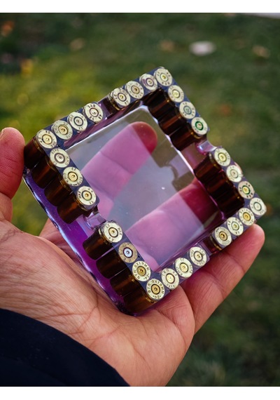 Küllük 9 Mm Mermili Kül Tablası Hediyelik Ürün Boşkavanlı Kül Tablası Süper Küllük Mermili Özel Tasarım 3