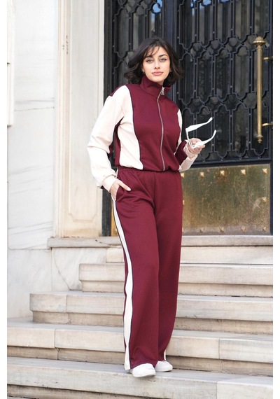 Gigi Wardrobe Chelsea Sport Takım Bordo Bordo