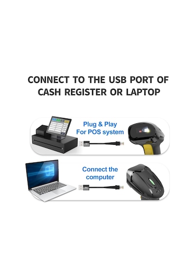Primex X-760h 1d 2d Usb Kablolu Karekod Barkod Okuyucu, Standlı Usb Kablolu Karekod Okuyucu, Win7/8/10/11 Linux Ve Muhasebe Programları İle Tam Uyumluluk
