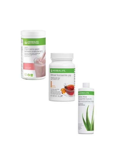 Shake 1 Adet Ahududulu 1 Adet Şefatli Çay 50 Gr Ve 1 Adet Herbal Aloe Içecek