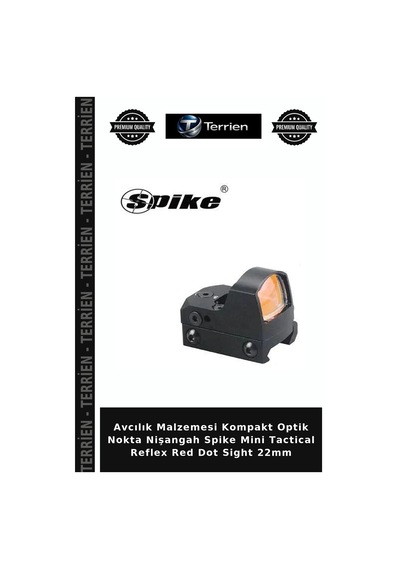 Avcılık Malzemesi Kompakt Optik Nokta Nişangah Spike Mini Tactical Reflex Red Dot Sight 22mm