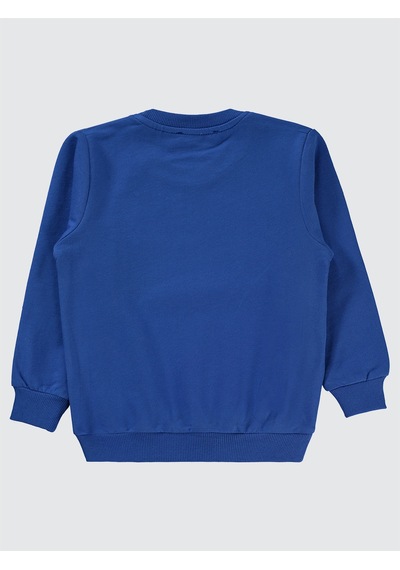 Ben10 Erkek Çocuk Sweatshirt 2-5 Yaş Saks Saks Mavisi