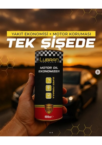 Hsgl Lubran Motor Oil Ekonomizer 400ml Motor Koruyucu Yağ Katkısı Performans Artırıcı Ses Azaltıcı