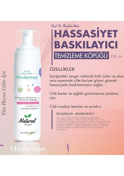 Fitoderman Hassasiyet Baskılayıcı Temizleme Köpüğü 225 ML