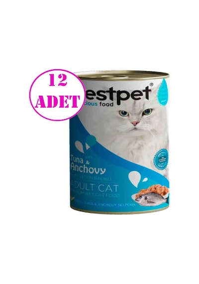 BestPet Ton Balıklı Kedi Konservesi 12 x 400 G