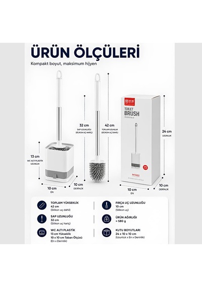 Lexroo Silikon Tuvalet Fırçası Çok Renkli