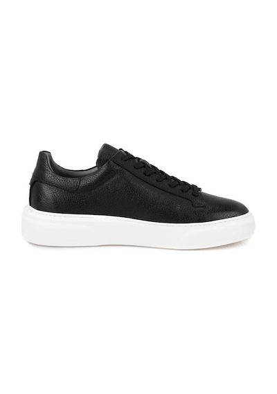 Makras Exclusive 777 Erkek Deri Sneaker Ayakkabı Siyah