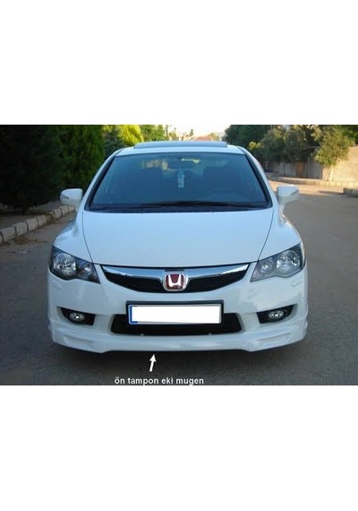 Honda Civic Fd6 Ön Tampon Eki Karlık Fiber Boyasız Makyajlı Kasa