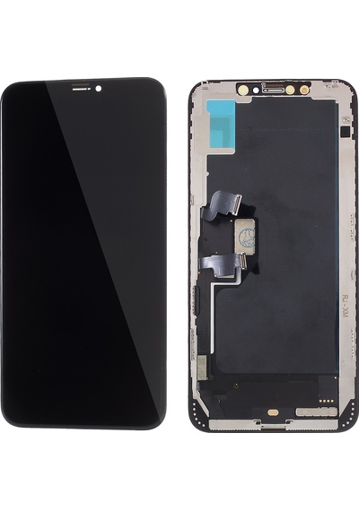 Apple Uyumlu iPhone Xs Max 6,5 İnç İçin Lcd Ekran Ve Sayısallaştırıcı Düzeneği Logosuz Ruıju Hücre İçi İşçilik