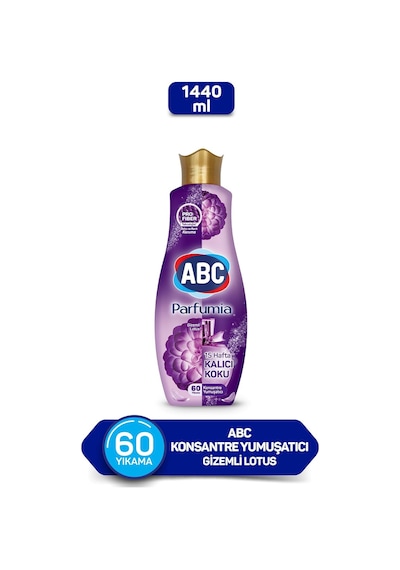 ABC Parfumia Gizemli Lotus Konsantre Çamaşır Yumuşatıcısı 1440 ML