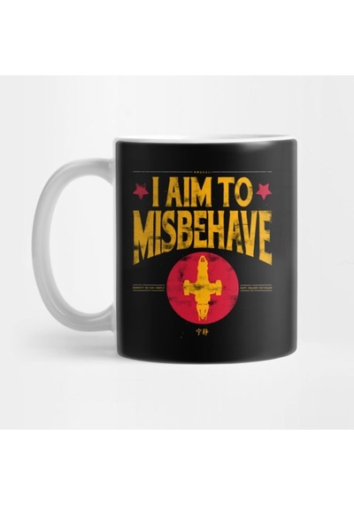 I Aim To Misbehave Kupa Bardak Çok Renkli