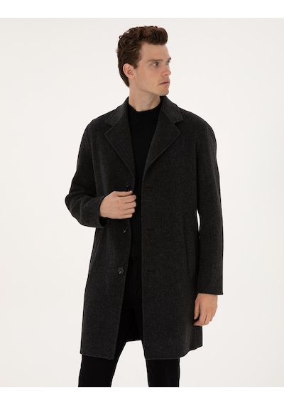Pierre Cardin Erkek Antrasit Kaban 50315759-vr006