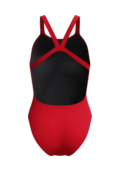 Speedo Solid Endurasoft Leaderback Kadın Yüzücü Mayosu Kırmızı