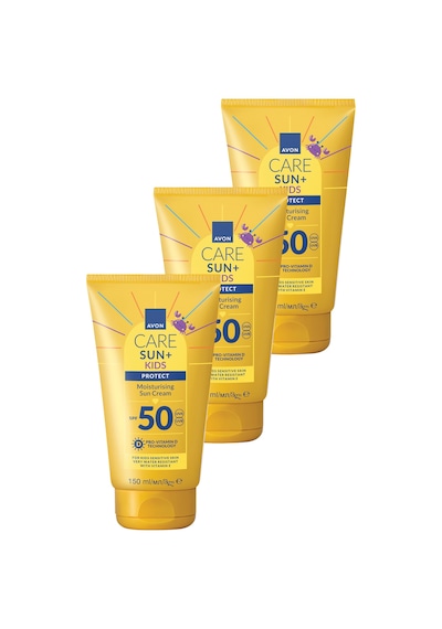Avon Care Sun+ Protect Çocuklar İçin Nemlendirici Güneş Kremi SPF50 3 x 150 ML