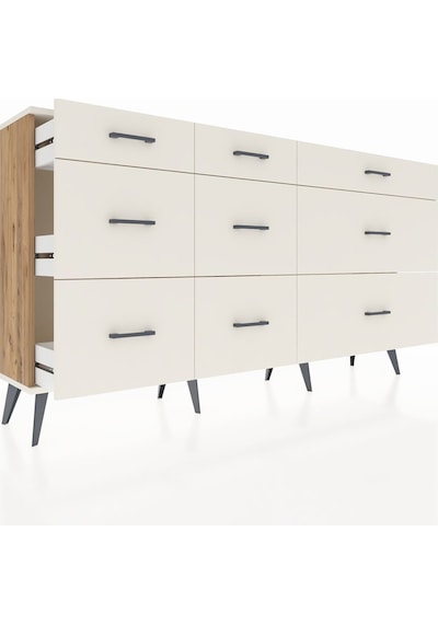Arges Konsol 9 Çekmeceli 176x30x99 Çam-aytaşı Aytası - Atlas Çam Arges Konsol 9 Çekmeceli 176x30x99 Çam-aytaşı Aytası - Atlas Çam