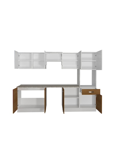 Decoraktiv Elite 280 Ankastre Boy Dolaplı Mdf Hazır Mutfak Dolabı - Tezgah Dahil - Ceviz - Beyaz Beyaz - Ceviz Decoraktiv Elite 280 Ankastre Boy Dolaplı Mdf Hazır Mutfak Dolabı - Tezgah Dahil - Ceviz - Beyaz Beyaz - Ceviz