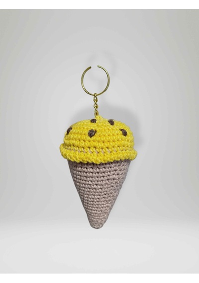 Amigurumi Külah Anahtarlık 10-11 Cm Sevimli El Örgüsü Hediyelik Anahtar Ve Çanta Aksesuarı Kod:110