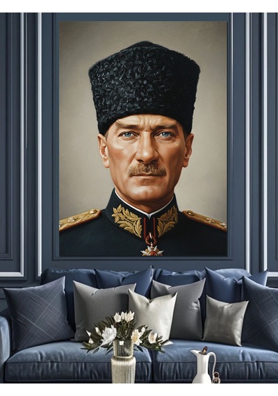 Ahşap Tablo Mustafa Kemal Atatürk İnsan Figürlü Tablolar