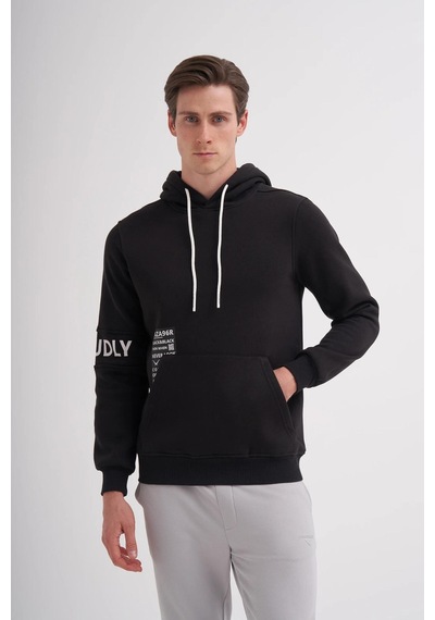Cazador 5026 Erkek 3 İplik Sweatshirt Siyah