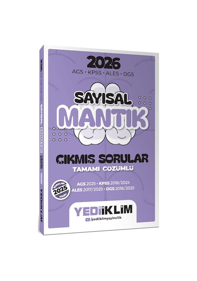 Yediiklim 2026 Ags Kpss Ales Dgs Sayısal Mantık Tamamı Çözümlü Çıkmış Sorular