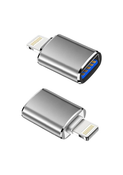Store Lightning To Usb Type C Dönüştürücü Adaptör Lightning Erkek, Usb Dişi Otg Adaptör, Apple İphone İpad İle Uyumlu, Kamera Kart Okuyucu, Usb Flash Sürücü Karışık Renk