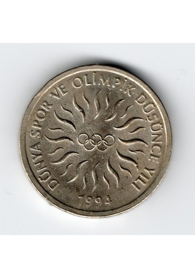 1994 Dünya Spor Ve Olimpik Düşünce Yılı Tedavül 10 Bin Lira Hat