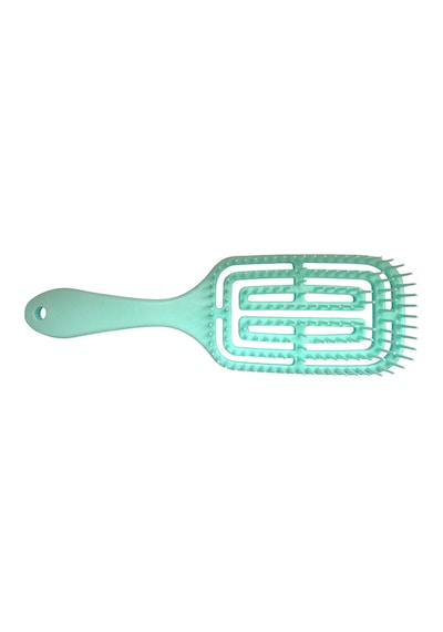 Croc Saç Fırçası Seti 2li Yeşil - Saç Açıcı Fırça, 3d Detangler Brush - Tarak Hediyeli