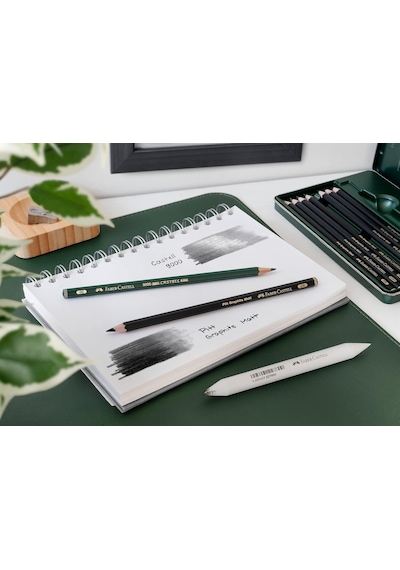 Faber-castell Pitt Matt Dereceli Kurşun Kalem Seti, 6 Lı, 2b-12b, Çok Renkli