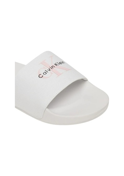 Calvin Klein Calvın Kleın Kadın Terlik Yw0yw01967-yaf Beyaz