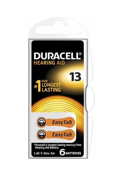 DURACELL 13 KULAKLIK PİLİ 6 LI KART