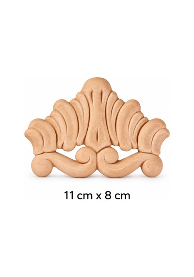 Ahşap Oyma Aplik 11 X 8 Cm Belirtilmemiş