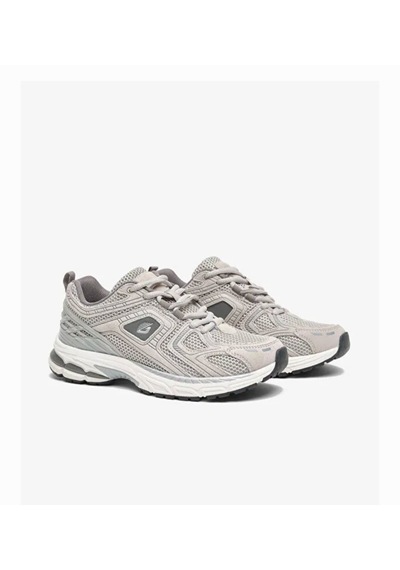 Greyder 59217 Gri Renk Süet Deri Kadın Sneaker Spor Ayakkabı