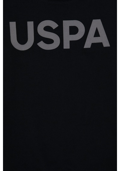U.S. Polo Assn. Erkek Çocuk Siyah Basic Bisiklet Yaka Sweatshirt 50307801-VR046