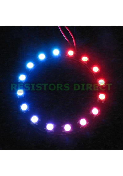 Gözelerelektronik-Cjmcu 16 Led'Li Ws2812 5050 Rgb Led Modülü