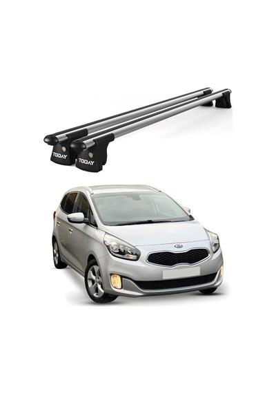 Trio-ıı Kia Carens 2002-2006 Uyumlu Kilitli Ara Atkı 135cm Port Bagaj Tavan Barı